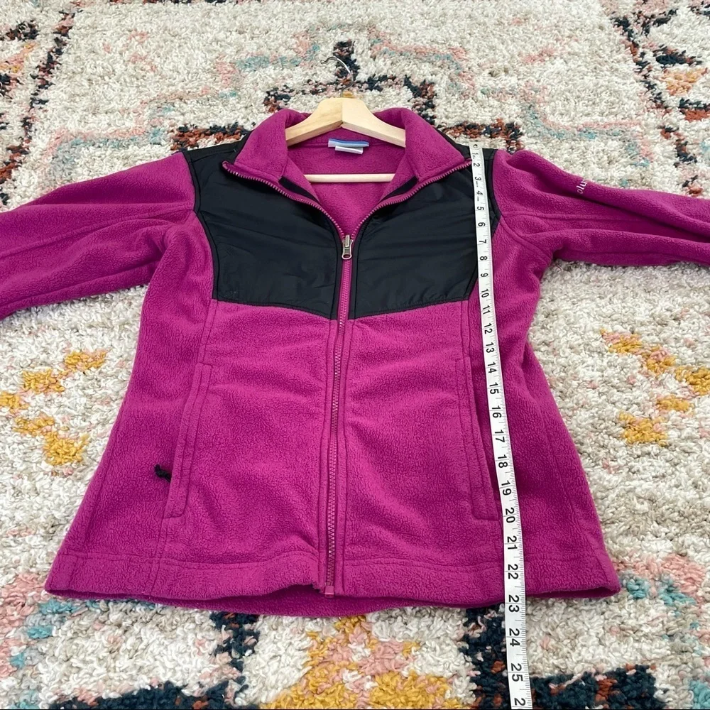 Columbia magenta pink interchange fleece zip up jacket - Picture 10 of 10